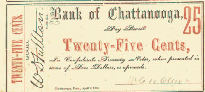 Bk Chattanooga $0.25 G-43